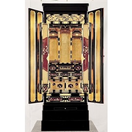 京型　胴長　萩　円窓蒔絵入　２０号　真宗東用